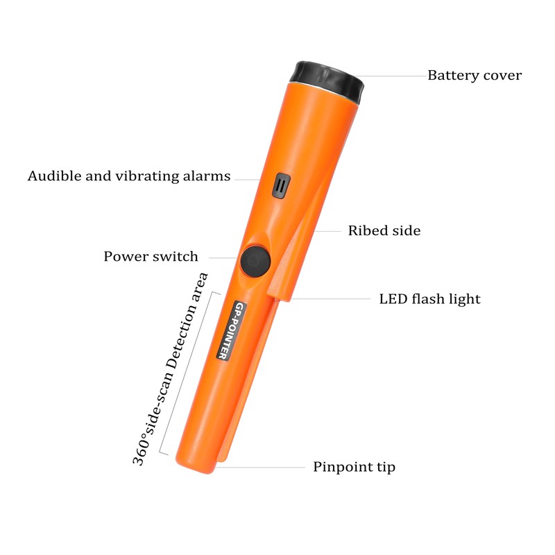 GP-Pointer Handheld Metal Detector Coins Positioning Device Portable Metal Detect