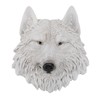 3D Simulation Animal Head Statues Wall Decor Resin Unique Exquisite