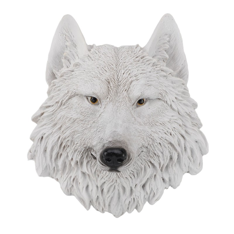 3D Simulation Animal Head Statues Wall Decor Resin Unique Exquisite