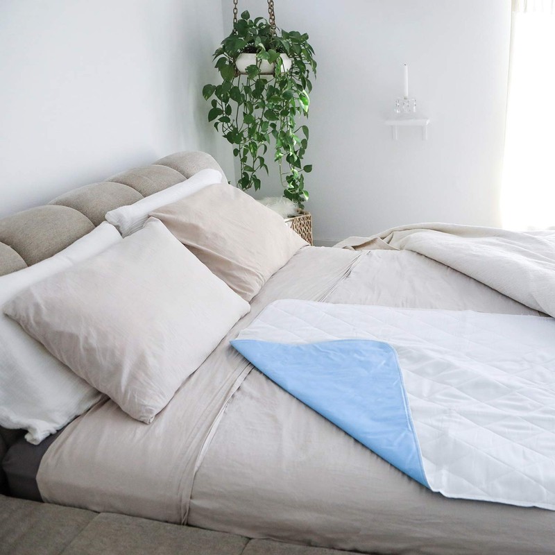 PharMeDoc Washable Bed Pad for Incontinence, Leak Proof & Slip