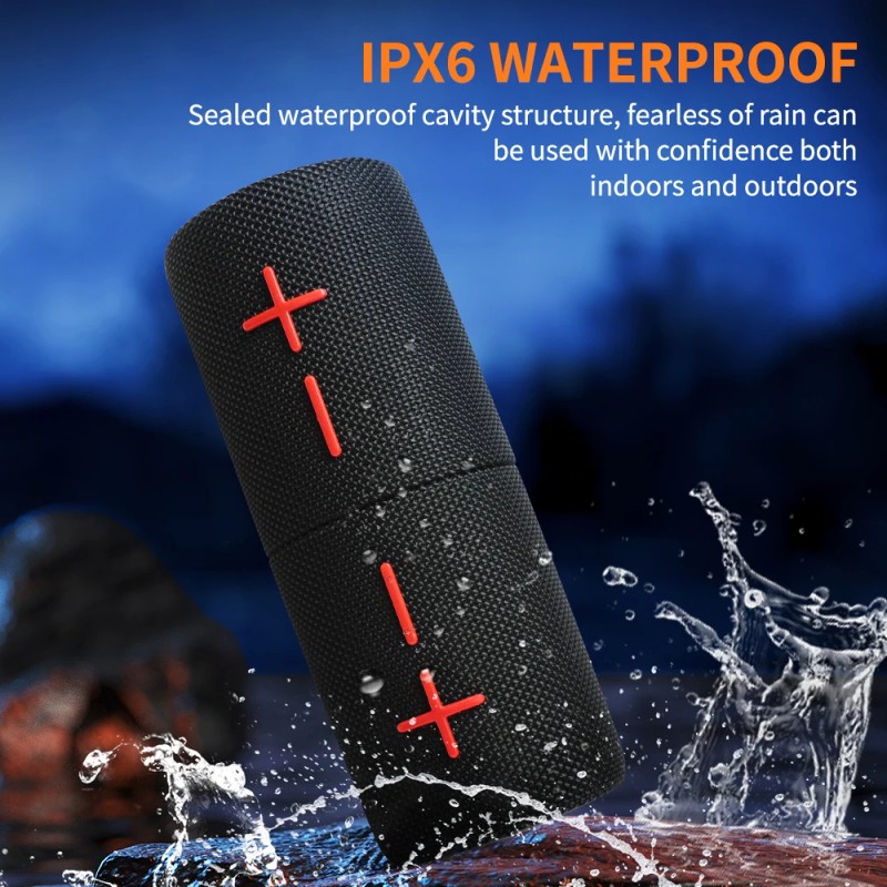2 in 1 Portable Split Wireless Speaker, IPX6 Waterproof Magnetic