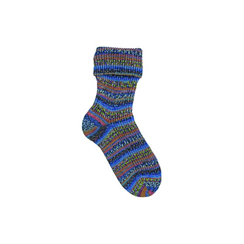 100 g Sock Wool, Opal 4-Ply Hundertwasser, Colour 726 A,