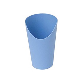 Behrend Drinking Cup with Nose Cut-Out, Drinking Aid, Dishwasher Safe, 250 ml, Blue