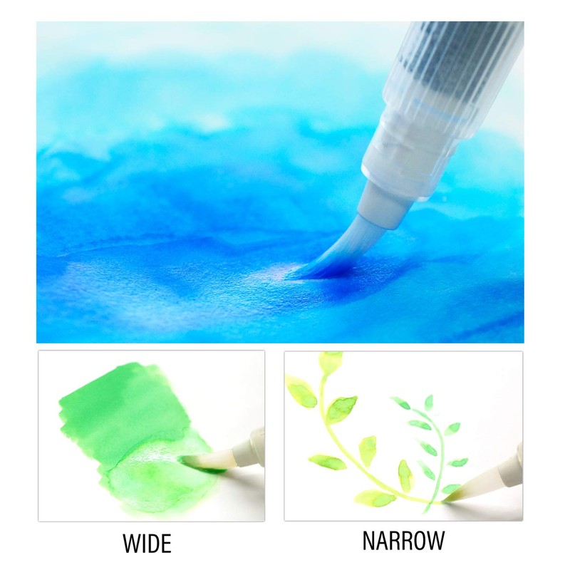Kuretake KG301-1 Fis Watercolor Set, Clear, 14 Colors