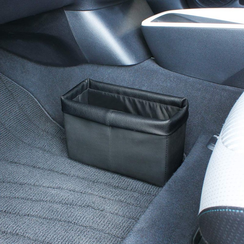 Tsuchiya Yak ZE-44 Car Goods Trash Can Soft Leather Dust