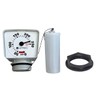 Adjustable Float Gauge for Oil/Fuel/Heating/Water - 1.1/2" With Backnut, Reversible
