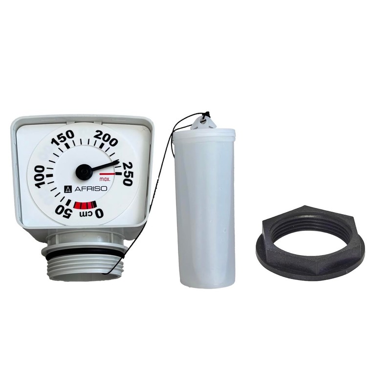 Adjustable Float Gauge for Oil/Fuel/Heating/Water - 1.1/2" With Backnut, Reversible