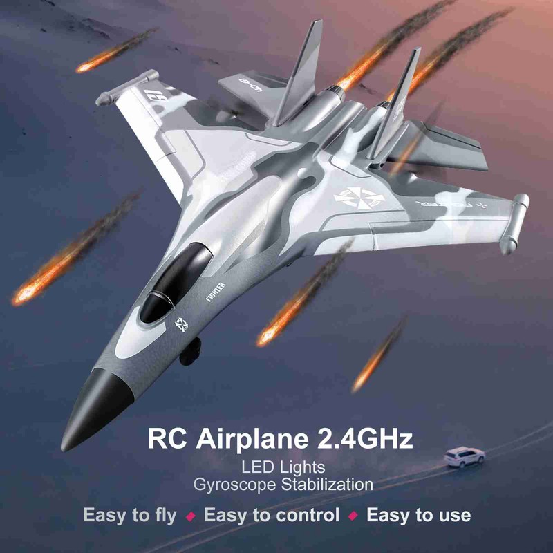 2.4GHz RC Airplane Lightweight 4CH 3.7V 1000mAh Remote Control Airplane