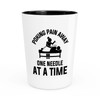 Acupuncturist Shot Glass 1.5oz - Poking pain away - Chiropractors