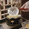 WOOXGEHM Ceramic Teapot Warmer Set, Japanese Ceramic Thermal Jug with