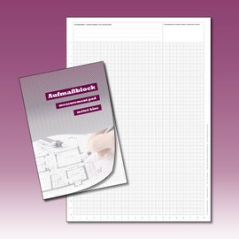 Die Kalenderversender Aufmaßblock Handwerkerblock Skizzenblock Planungsblock Zeichenblock