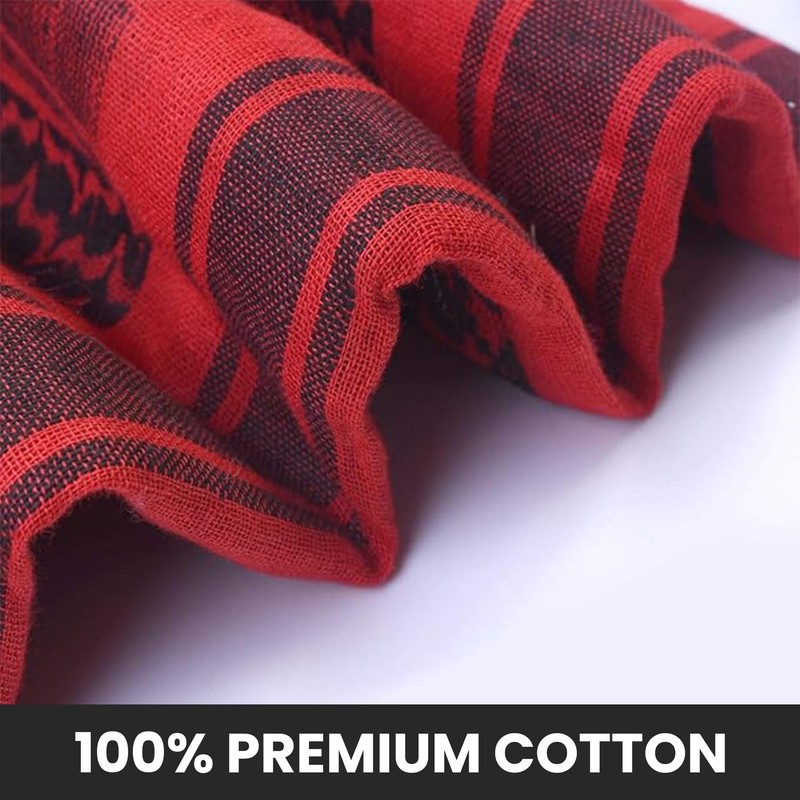 100% COTTON SHEMAGH - Multi - One size
