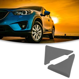 ACROPIX Car Door Corner Edge Guard Bumper Protector Cover PVC Universal Gray 2pcs