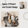 ZHIYUEJING 2-Tier Suction Cup Shower Caddy,No Drilling Required,Shower Suction Shelf,For