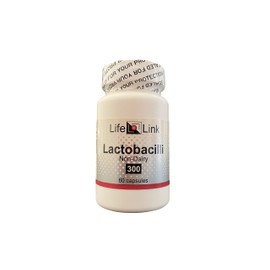LifeLink Lactobacilli Complex | 10 billion CFU | 60 capsules | Microbiome Support, Healthy Bowel Movements | Gluten Free & Non-GMO | Made in The USA