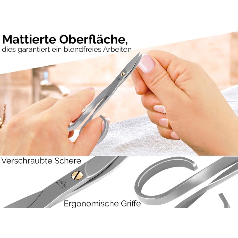 Nail Scissors Toenail Scissors with Sharp Curved Cutting Surface Manicure