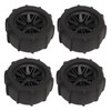 VGEBY 4pcs RC Tyre Wheel, Strong Grip Pattern RC Car