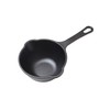 Victoria SAU-230 Cast Iron Saucepan, Small, Black