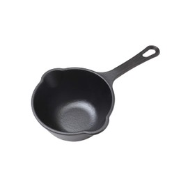 Victoria SAU-230 Cast Iron Saucepan, Small, Black