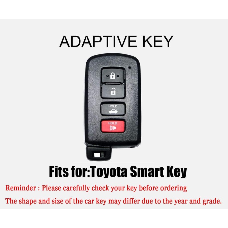 TECART Key Case Fit For Toyota Avalon Camry Corolla Soft