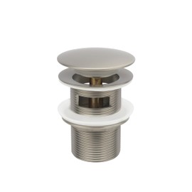 Freestanding Bathtub Drain Pop-up Stopper - Suitable for Most Bathtubs, Compatible With Rough-in Kit (Brushed Nickel Finish)