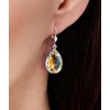 Schöner-SD 925 Silver Drop Earrings Crystal, Silver