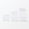 MUJI NDG27A3A Acrylic Display, U-Shaped, Set of 3, Wide