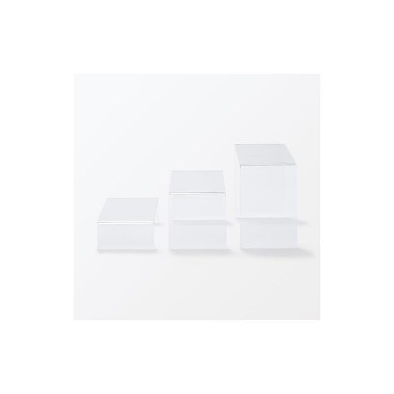 MUJI NDG27A3A Acrylic Display, U-Shaped, Set of 3, Wide
