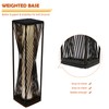 Solar Yard Outdoor Solar Floor Lamp Resin Wicker Solar Light