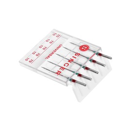 SINGER Universal Regular Point Sewing Machine Needles, Size 70/10-5 Count