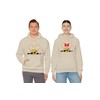 Natural Underwear Safari Animal Kingdom Ears Couple Matching Hoodie Men