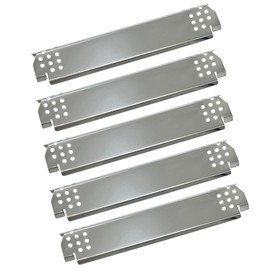Direct Store DP149 (5-pack) Stainless Steel Grill Heat Plates Replacement for Home Depot Nexgrill 4 burner 720-0830H, 5 Burner 720-0888, 720-0888N, 720-0882A, 720-0882S, 6 Burner 720-0896B, 720-0898…