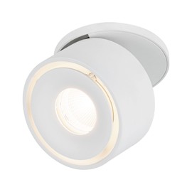 Paulmann Spircle 93372 LED Recessed Light 78 mm Including 1 x 8.0 W Warm White Matt Aluminium Lighting System 3000 K