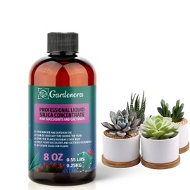 𝐏𝐑𝐄𝐌𝐈𝐔𝐌 Liquid Silica Plant Supplement - 8oz (250mL) - Succulents and Cactuses Bioavailable Silica Fertilizer – Ideal for Hydroponics & Soil – Healthier Plants with Strong Stalks (Concentrate)