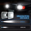 Unbranded Pair 7x6 inch Square Led Headlights for Oldsmobile Cutlass
