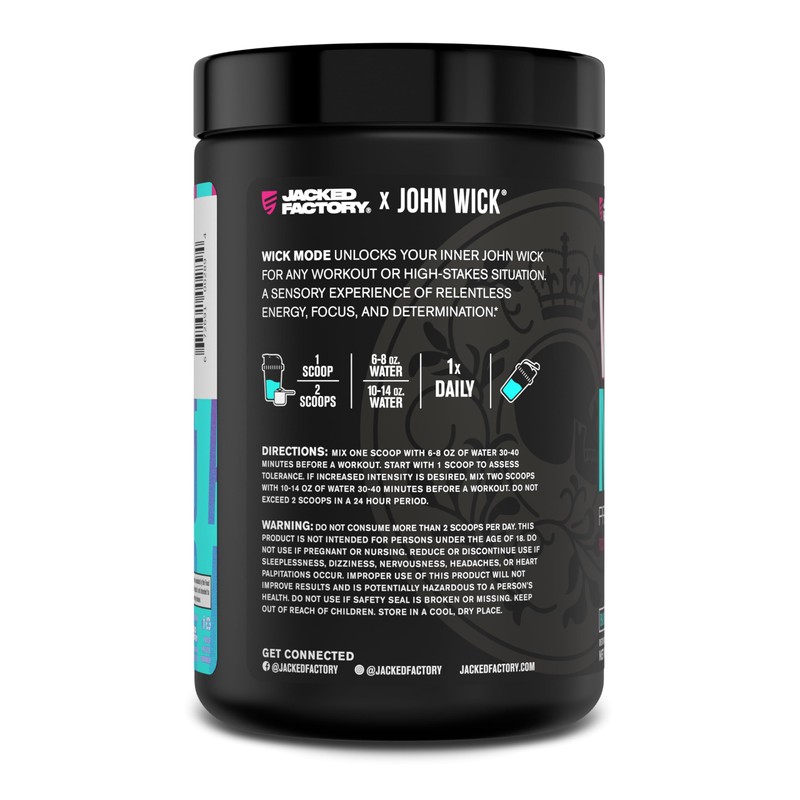 Jacked Factory X John Wick - Wick Mode Pre Workout