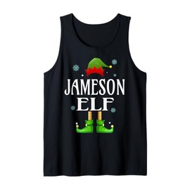 Jameson Elf Xmas Funny Men's Family Matching Christmas Tank Top