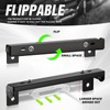 YZONA Flip-Up Winch License Plate Frame Compatible with 10" Hawse