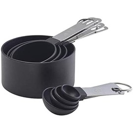 Genware Measuring Cups and Spoons 8 Piece Set - Single of 1