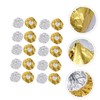 Healeved 40pcs Aluminum Foil Hair Styling Caps for Deep Conditioning