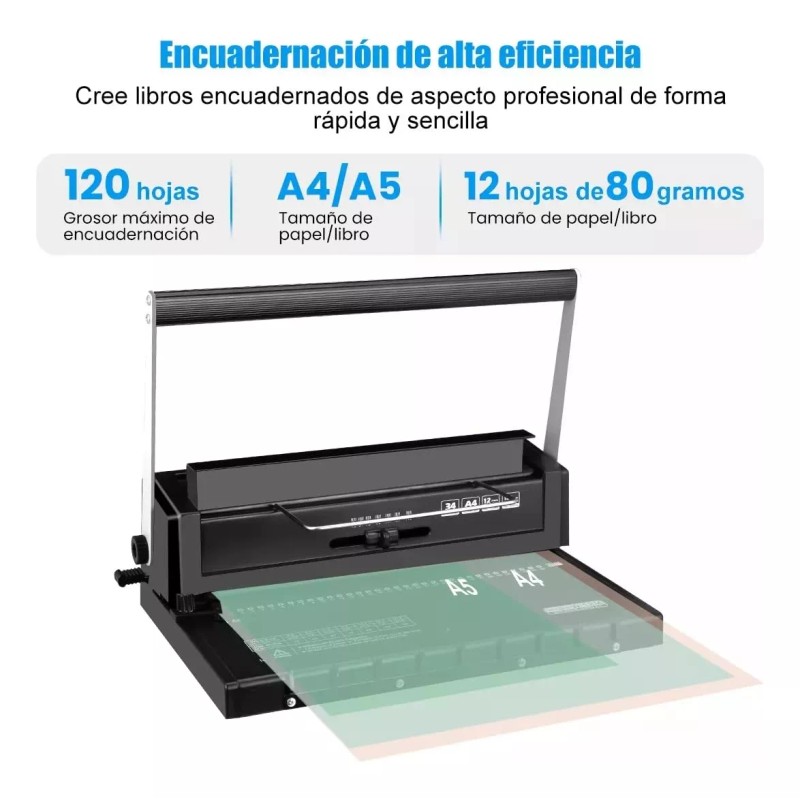 ZPL Máquina De Encuadernación Manual A4 Con 34 Agujeros ZPL