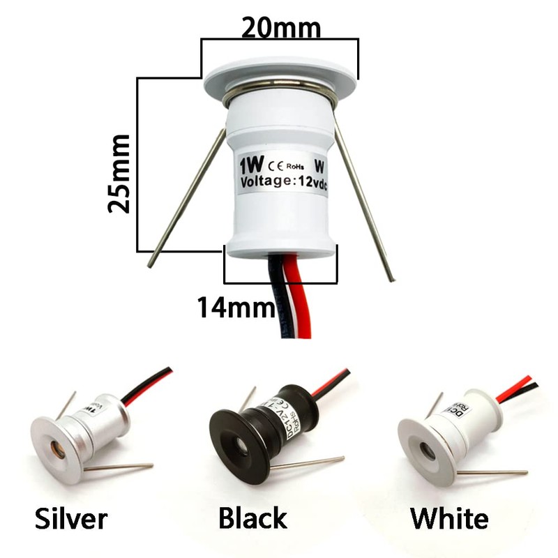 Under-Unit Light Kitchen 9 Pieces 12 V 1 W LED