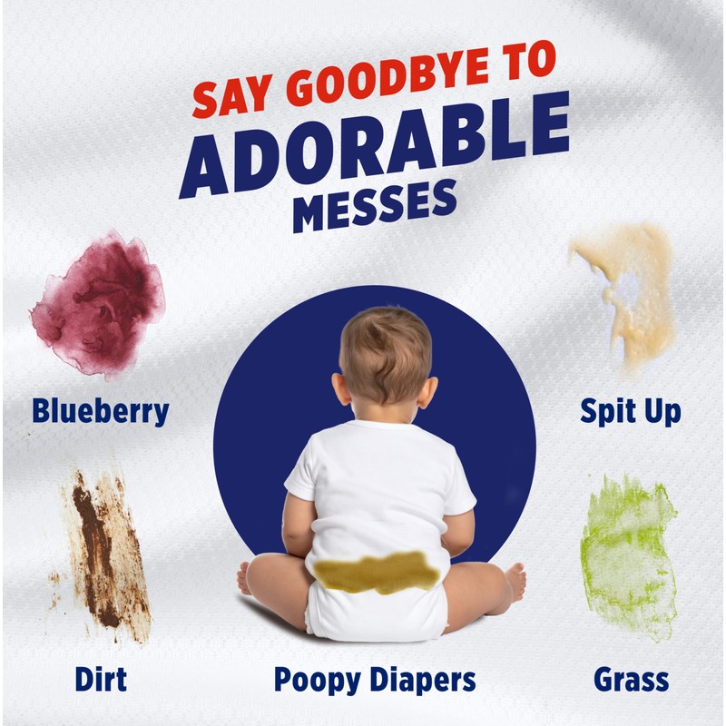 OxiClean Max Force Laundry Stain Remover Spray, Newborn & Baby