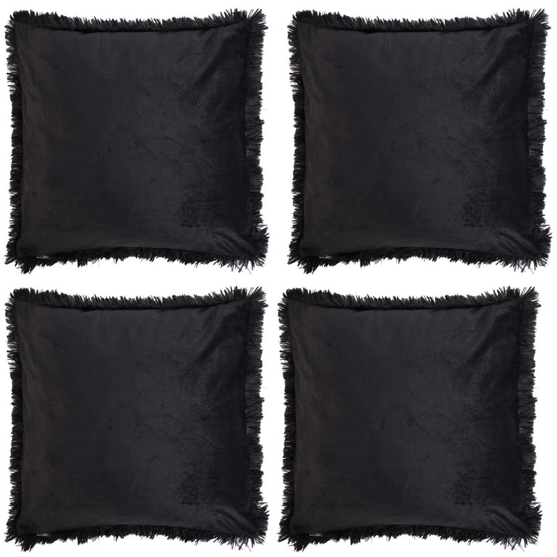 Adore 4 x Super Soft Faux Fur Cushion Cover Covers