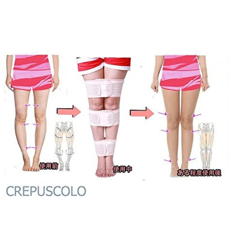 Crepuscolo Legs. O Legs x Leg Correction Support Belt Long-Legged