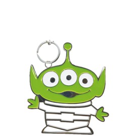 Yamani 9704 Key Holder, Alien H 2.6 x W 2.4 x D 0.08 inches (6.5 x 6 x 0.2 cm), Toy Story, Metal Key Chain