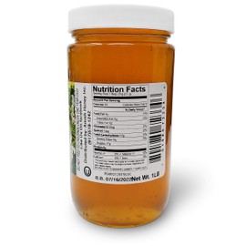 Goshen Honey Amish Extremely Raw WILDFLOWER Honey 100% Natural Domestic Honey with Health Benefits Unfiltered Unprocessed OU Kosher Certified | 1 Lb Glass Jar