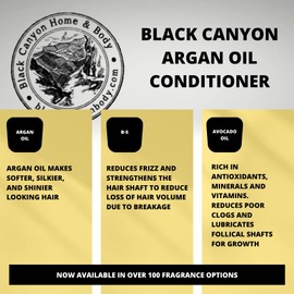 Black Canyon West Coast Huckleberry Scented Argan Oil Hair Conditioner, 16 Oz