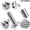 TXXATX Pack of 20 M4 Screws Torx Rounded Head Screws