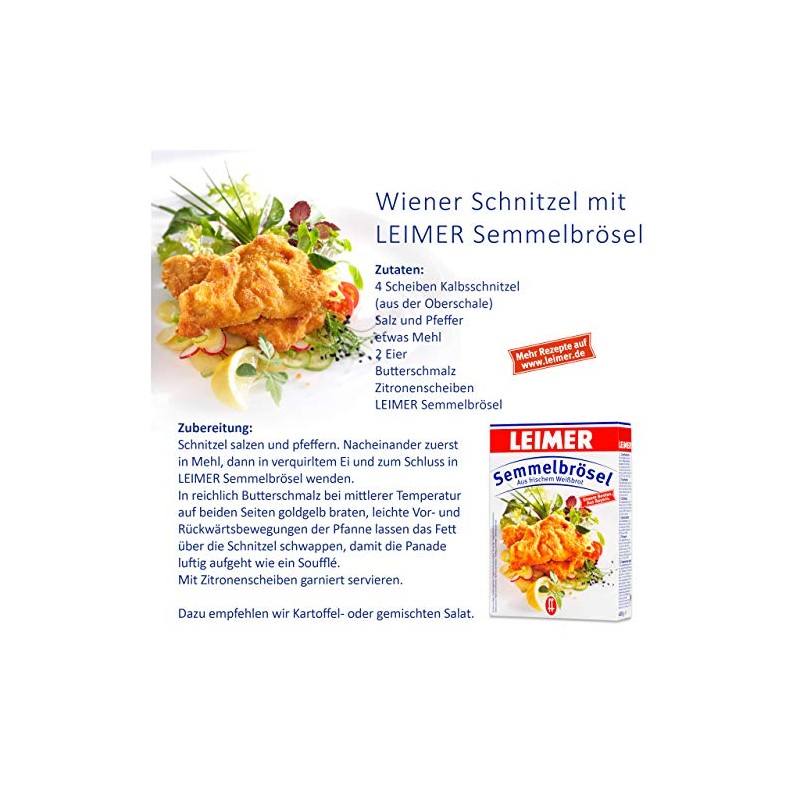 Leimer Semmelbrösel Packung (1 x 400 g)